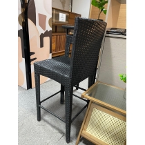 戶外學校家具露天藤編休閒吧台50cm桌椅40cm組合 高腳吧台椅（IS8569）