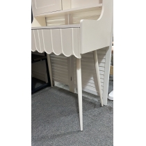 田園純白.象牙白系列 輕奢化妝枱 梳妝台送椅子*50/60/80cm (IS8654)