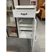 (陳列品一個$299,純白色儲物櫃 w35*d34*h98cm)   (IS8660)
