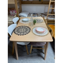 北歐實木 紅橡木 伸縮餐枱/桌 100-130/110-140/120-150cm (可配餐椅/長凳) (IS8947)