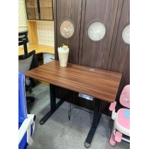 (陳列品一張 $499胡桃色) W100*D60*H71.8-116.8CM 時尚簡約 電動智能升降辦公桌書枱 電腦枱書桌 80cm/100cm/120cm/140cm/160cm (IS9149)