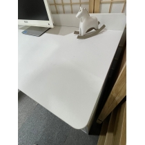 奶油風 轉角書桌書架一體組合書櫃 辦公電腦桌*120cm/140cm/160cm (IS9273)