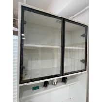 奶油風 轉角書桌書架一體組合書櫃 辦公電腦桌*120cm/140cm/160cm (IS9273)