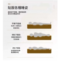 天然椰棕三折床墊 *可訂造呎吋80cm/90cm/100cm/120cm/135cm/150cm/180cm(IS9382)