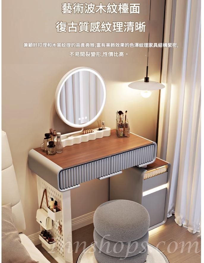 奶油風 現代簡約迷你床頭化妝桌 梳妝台*50cm/60cm/80cm (IS9409)