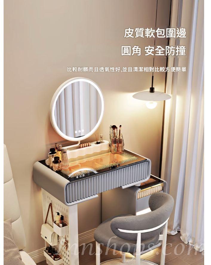 奶油風 現代簡約迷你床頭化妝桌 梳妝台*50cm/60cm/80cm (IS9409)