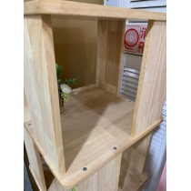 日式實木橡木系列 學校家具360度書櫃  旋轉書架40cm（IS8538）