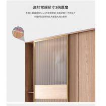 北歐趟門衣櫃 原木奶油風小戶型趟門衣櫃*120cm/140cm/160cm/180cm/200cm (IS9408)
