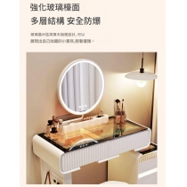 奶油風 現代簡約迷你床頭化妝桌 梳妝台*50cm/60cm/80cm (IS9409)