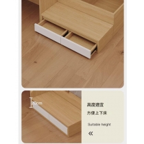 時尚榻榻米床 衣櫃一體帶書桌省空間床  箱式地台床 儲物床*100cm/120cm/135cm/150cm/180cm (IS9418)