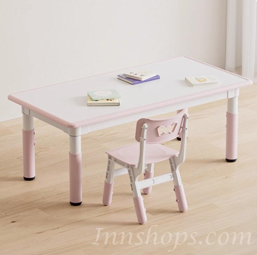兒童 可升降桌椅 playgroup Clubhouse 會所幼稚園 桌椅 遊戲木桌 學習桌*80cm/120cm (IS9423)