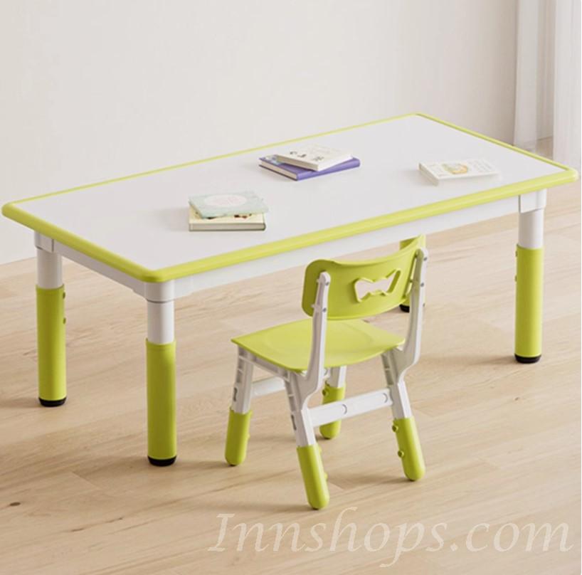 兒童 可升降桌椅 playgroup Clubhouse 會所幼稚園 桌椅 遊戲木桌 學習桌*80cm/120cm (IS9423)