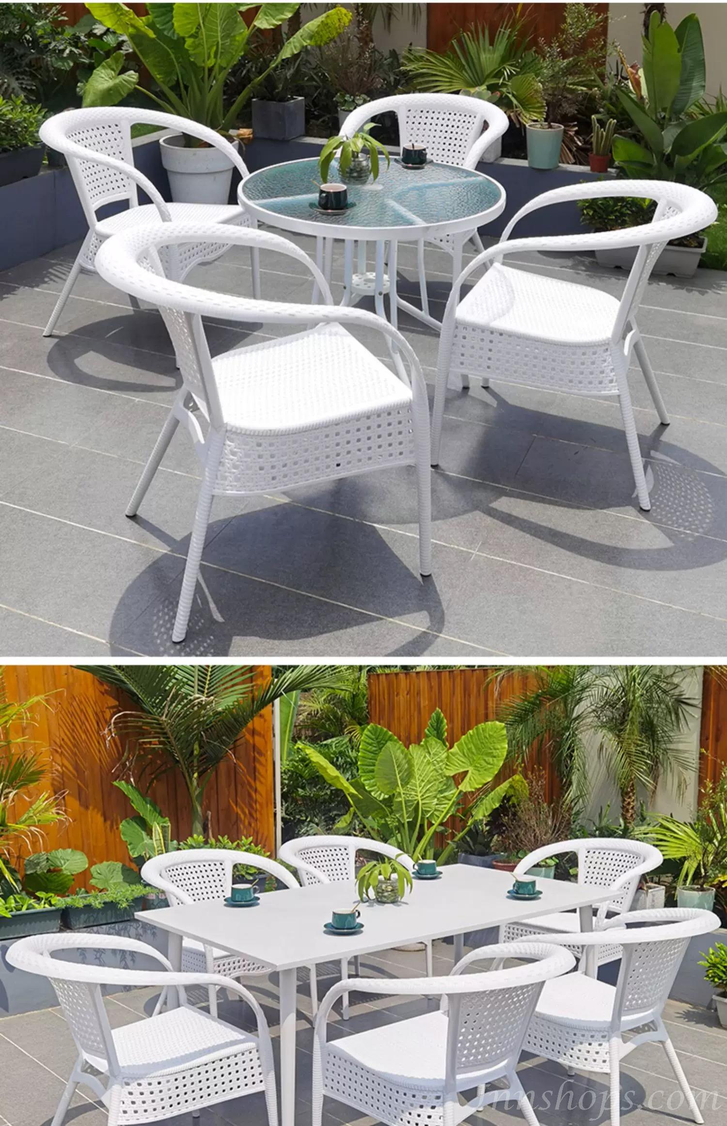 戶外傢俱 花園桌椅  室外 商用外擺 休閒桌椅組合*70cm/80cm/90cm/120cm/160cm (IS9424)