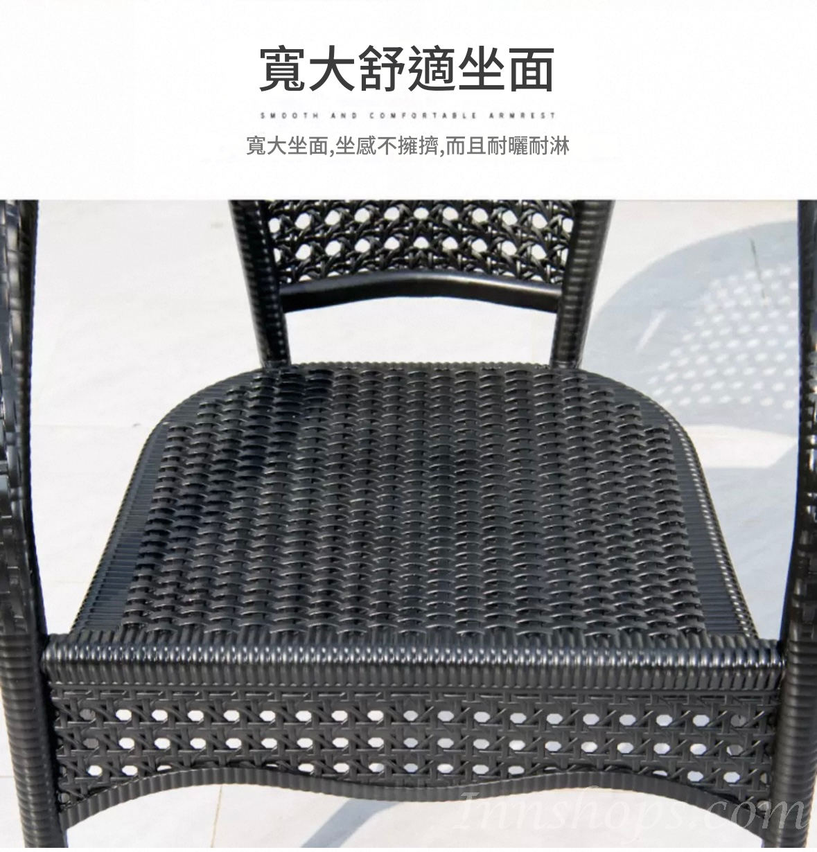 戶外傢俱 花園桌椅  室外 商用外擺 休閒桌椅組合*70cm/80cm/90cm/120cm/160cm (IS9424)