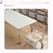 兒童 可升降桌椅 playgroup Clubhouse 會所幼稚園 桌椅 遊戲木桌 學習桌*80cm/120cm (IS9423)