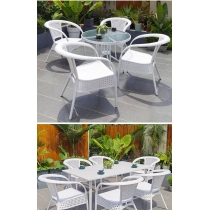戶外傢俱 花園桌椅  室外 商用外擺 休閒桌椅組合*70cm/80cm/90cm/120cm/160cm (IS9424)