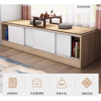 實木窗台收納櫃  趟門地櫃 電視櫃 可坐矮櫃*60cm/80cm/100cm/120cm/140cm/160cm/180cm/200cm/220cm (IS9427)