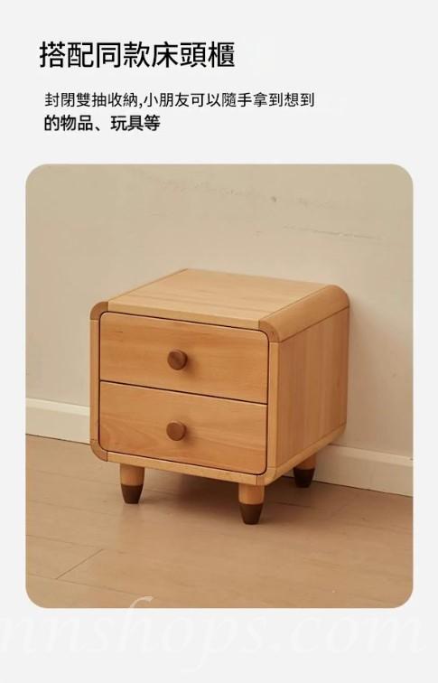 雙人床 兒童床 櫸木實木床 子母床*120cm/150cm (IS9433)