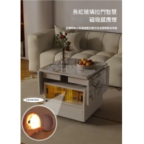 岩板升降茶几 可移動 折疊餐桌兩用*52cm (IS9429)