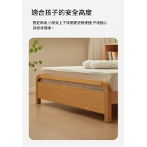 雙人床 兒童床 櫸木實木床 子母床*120cm/150cm (IS9433)