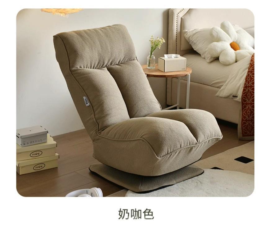 360度可旋轉小型單人梳化椅休閒閱讀椅*53cm (IS9436)