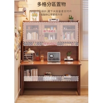 日式實木橡木 折疊書桌書櫃 伸縮書枱*80cm/100cm/120cm/140cm (IS9437)