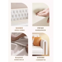 美式皮藝梳化  輕奢家用 拉扣雙三人梳化*84cm/154cm/182cm/210cm (IS9440)