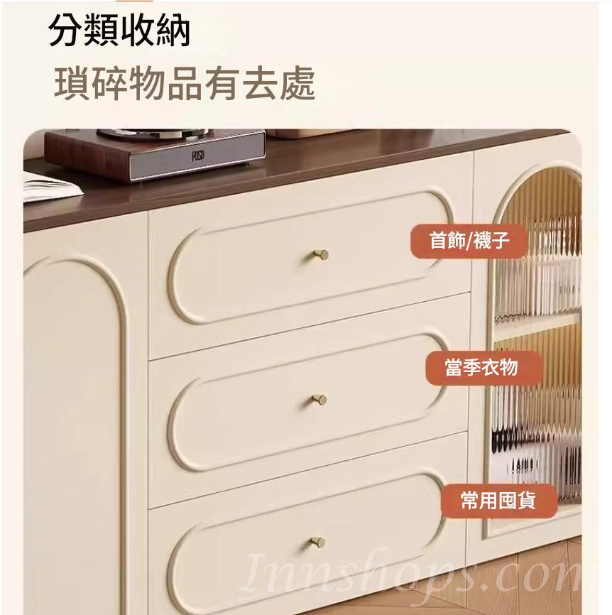 意式復古餐邊櫃 電視櫃 收納櫃實木生態板 置物櫃*80cm/120cm/160cm/200cm (IS9443)