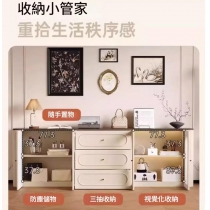 意式復古餐邊櫃 電視櫃 收納櫃實木生態板 置物櫃*80cm/120cm/160cm/200cm (IS9443)