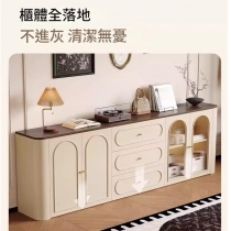 意式復古餐邊櫃 電視櫃 收納櫃實木生態板 置物櫃*80cm/120cm/160cm/200cm (IS9443)