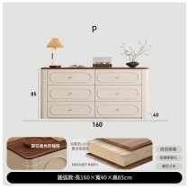意式復古餐邊櫃 電視櫃 收納櫃實木生態板 置物櫃*80cm/120cm/160cm/200cm (IS9443)