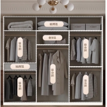 奶油風衣櫃 小戶型家用櫃子 置物大衣櫃*80cm/120cm/160cm/200cm/240cm (IS9449)