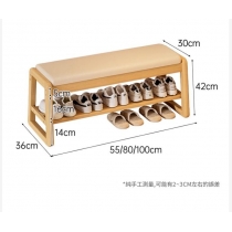 日式實木橡木 實木換鞋凳門口可坐可收納 穿鞋凳小型鞋櫃凳子*55cm/80cm/100cm (IS9451)