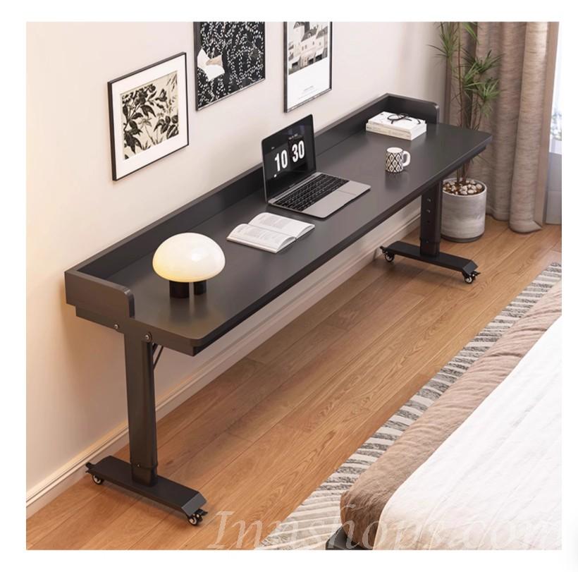時尚可移動床邊桌 床尾升降電腦桌*100cm/130cm/150cm/180cm/210cm/230cm/240cm (IS9453)