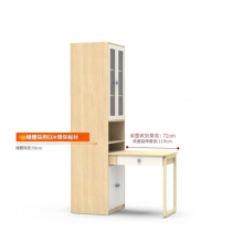 北歐現代簡約兒童書桌書架書櫃衣櫃一體電腦桌家用 寫字桌*60cm/100cm/120cm/130cm/140cm/150cm/160cm/179cm (IS9456)