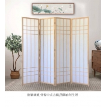 日式屏風  隔間書房店鋪 移動擋板折疊遮擋玄關家用酒店*180cm/200cm (IS9458)