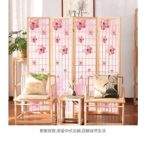 日式屏風  隔間書房店鋪 移動擋板折疊遮擋玄關家用酒店*180cm/200cm (IS9458)