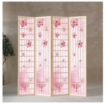 日式屏風  隔間書房店鋪 移動擋板折疊遮擋玄關家用酒店*180cm/200cm (IS9458)