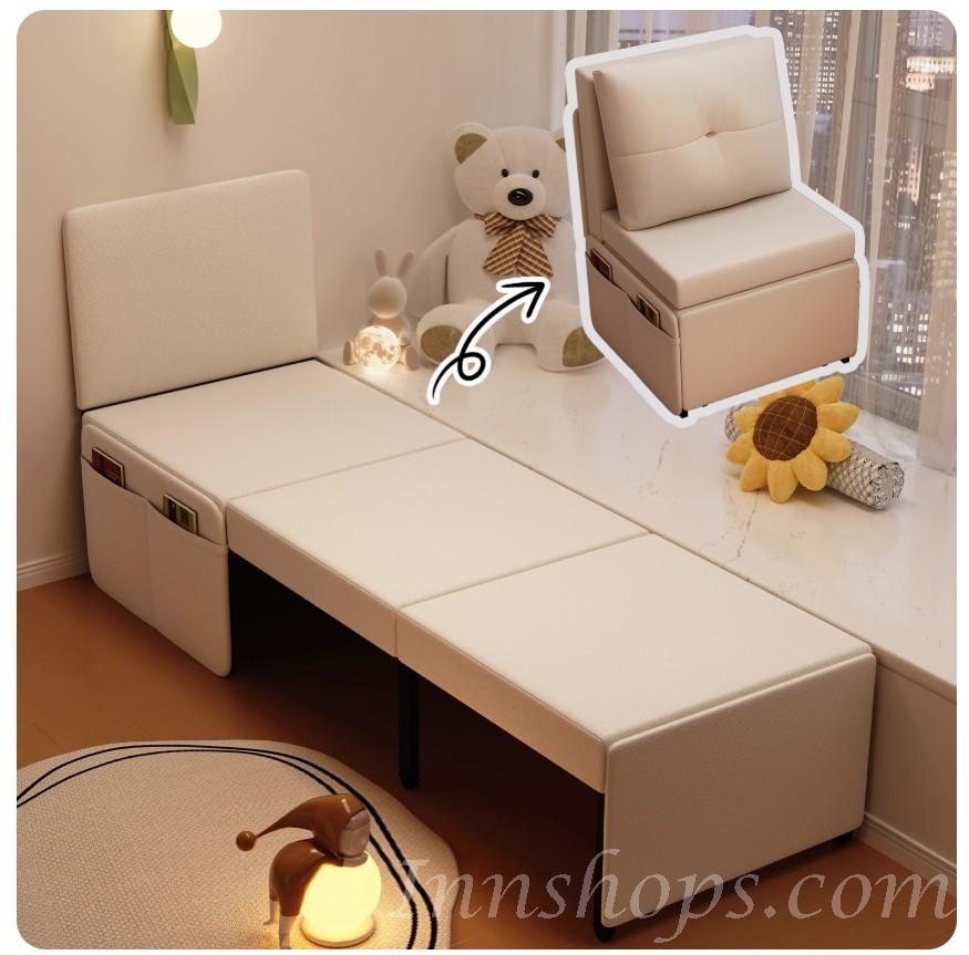 兒童床 拼接床 加濶床邊床 小朋友床 多功能抽拉伸縮床 小戶型一體兩用*45cm/46cm/47cm/48cm/49cm/50cm (IS9459)
